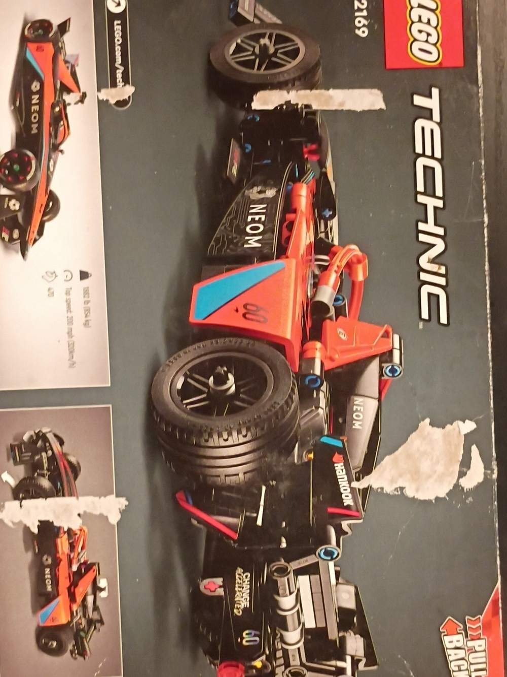 LEGO Technic Orange Racing Car Model - Orange - Picture 7 of 7
